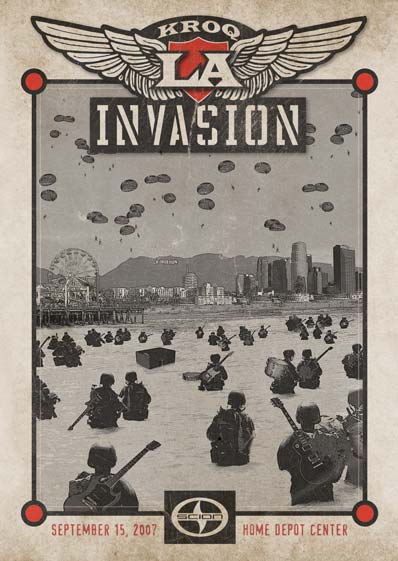 KROQ LA Invasion 2007 Logo
