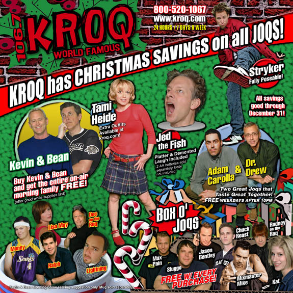 2002 KROQ Almost Acoustic Christmas Joq Page